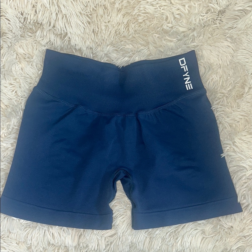 New Navy Blue legging workout gym Shorts size small